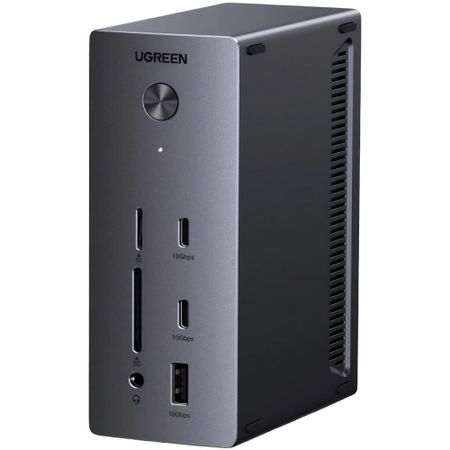 Док-станция Ugreen CM843 14 в 1 серый (85489)