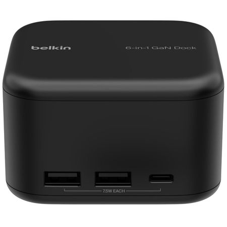 Док-станция Belkin 6 в 1 130W чёрный (INC018vfBK)
