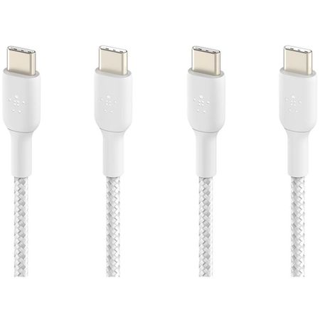 Кабель Belkin USB Type-C 2.0 2 шт 2 м белый (CAB004BT2MWH2PK)