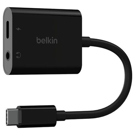 USB-разветвитель Belkin RockStar Audio + USB-C чёрный (F7U081btBLK)