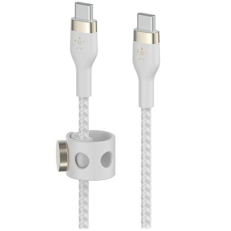 Кабель Belkin BoostCharge Pro Flex USB Type-C 3 м белый (CAB011bt3MWH)