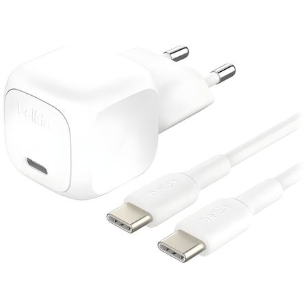 Зарядное устройство Belkin Wall Charger BoostCharge 1 м белый (WCA009kqWH)