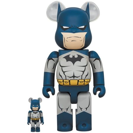 Фигура Bearbrick Medicom Toy Batman Hush 400% and 100%