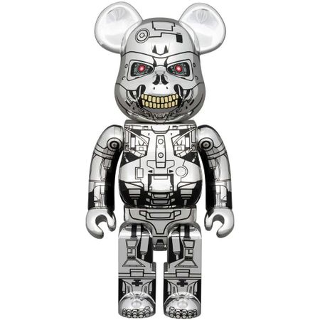 Фигура Bearbrick Medicom Toy Terminator 2 Endoskeleton 400%