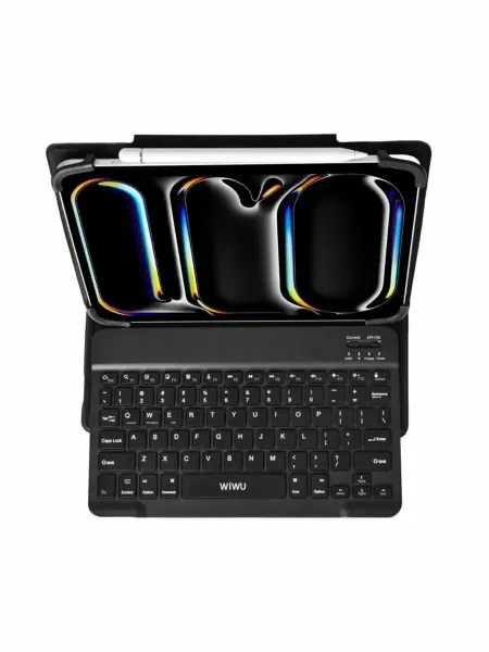 Чехол-клавиатура WIWU Universal Keyboard для Apple iPad 9-11″ русская раскладка (W-UK001BLK9) (черный)