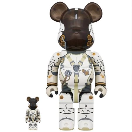 Фигура Bearbrick Medicom Toy Set Ludens World Wide Tour 3 400% and 100%