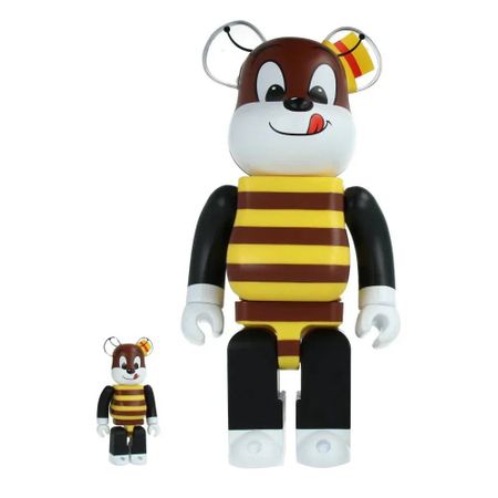 Фигура Bearbrick Medicom Toy Set Kelloggs Honey 400% and 100%