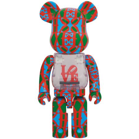 Фигура Bearbrick Medicom Toy Set Robert Indiana Love 1000%