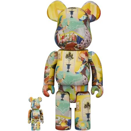Фигура Bearbrick Medicom Toy Set Tomokazu Matsuyama 400% and 100%