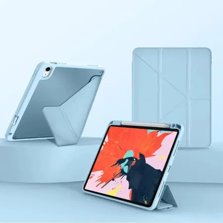Чехол-книжка WIWU Defender Protective Case для Apple iPad Air 10.9/Air 11 (полиуретан с подставкой) (голубой)