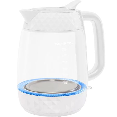 Чайник Polaris PWK 1809CGL Water Way Pro белый