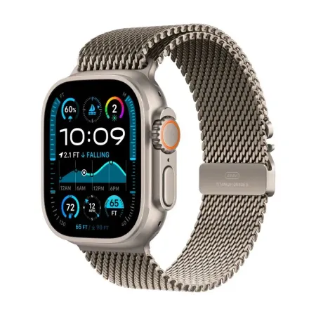 Смарт-часы Apple Watch Ultra 2 (2024) 49mm Natural Titanium Case with Natural Titanium Milanese Loop (M)