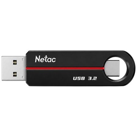 USB Flash drive Netac 128Gb US18 (NT03US18C-128G-32BK) чёрно-красный