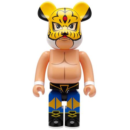 Фигура Bearbrick Medicom Toy — Tiger Mask First Generation 1000%