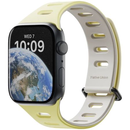 Ремешок для умных часов Native Union для Apple Watch Magnetic 38/40/41 мм жёлто-серый