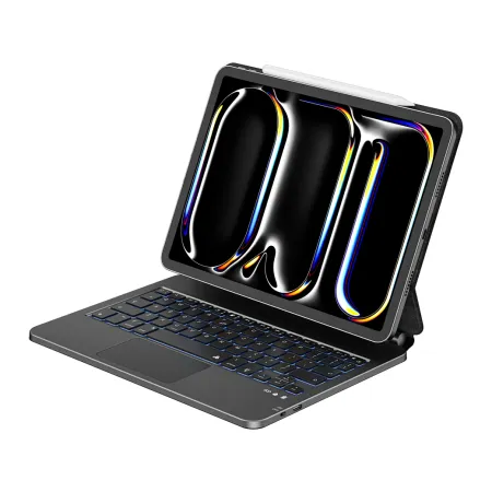 Чехол-клавиатура WIWU Magic Keyboard для Apple iPad Pro 13 (2024) русская раскладка (MK004) (черный)