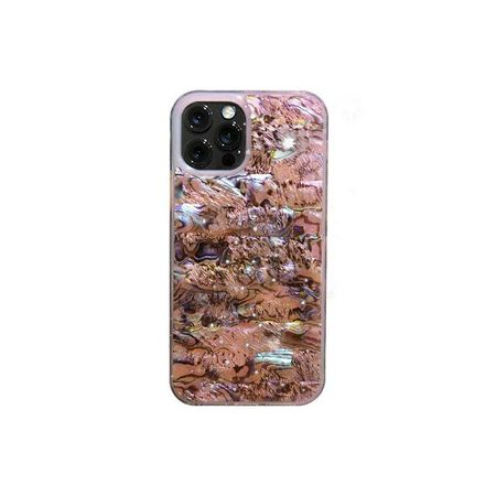 Чехол-накладка K-Doo Seashell для iPhone 12/12 Pro пластиковый (розовый)