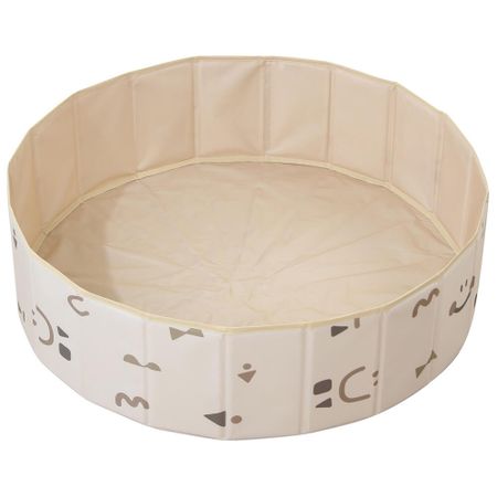 Сухой бассейн для шариков UNIX Kids Smile бежевый (PPBP100CL)