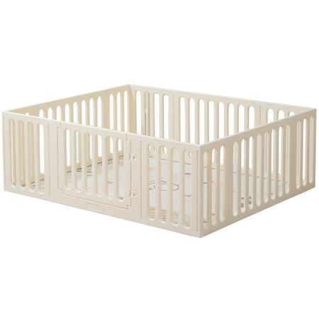 Детский манеж-стеллаж UNIX Kids White PPST2IN1WT