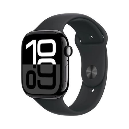 Смарт-часы Apple Watch Series 10 42mm Jet Black Aluminum Case with Black Sport Band (M/L)