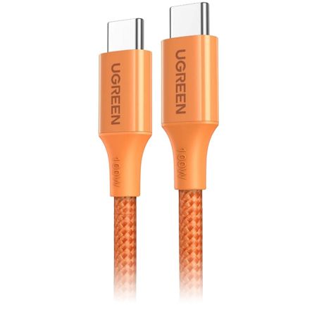 Кабель Ugreen L502 USB-C/USB-C 1 м оранжевый (95493)
