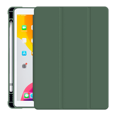 Чехол-книжка Smart Case для Apple iPad Pro 11 (2024/2025), с подставкой и отделением под стилус (зеленый)