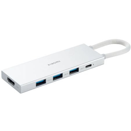USB-разветвитель Xiaomi 5 в 1 Type-C Hub серый (BHR8804GL)