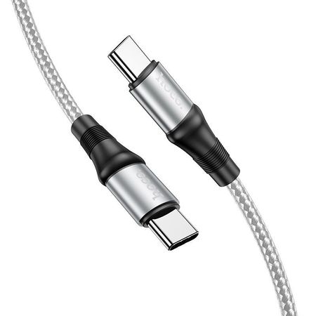 Кабель Hoco X50 Exquisito (Type-C) на (Type-C) 5A/100W 100см (серый)