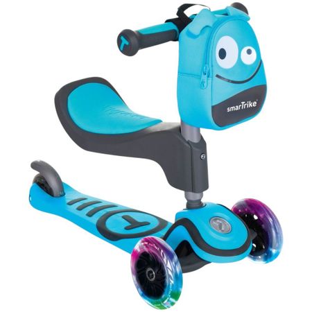 Детский самокат SmarTrike 2в1 T1 Scooter синий