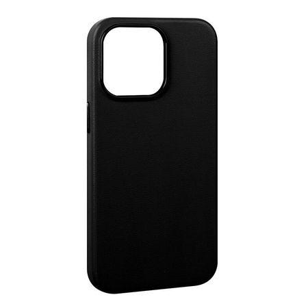 Чехол-накладка K-Doo Noble Collection для iPhone 13 Pro Max искусственная кожа (черный)