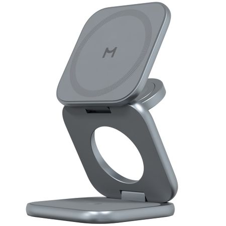 Беспроводное зарядное устройство Magssory Fold Ultra 3 в 1 для Apple полночь (WCH083m)
