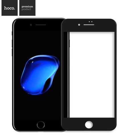 Защитное стекло HOCO Real 3D Tempered Glass GH5 для Apple iPhone 7 Plus/8 Plus цветное черная рамка