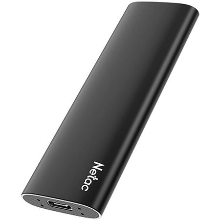 Внешний жесткий диск Netac SSD 500 ГБ (NT01ZSLIM-500G-32BK)