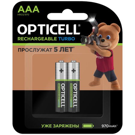 Аккумулятор Opticell Turbo 6080003 970 mAh ААА (2 шт)