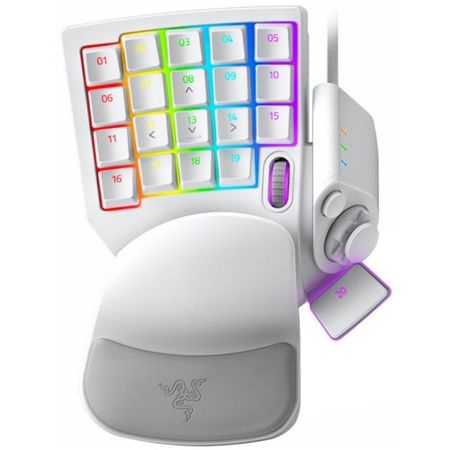 Клавиатура Razer Tartarus Pro Mercury белый (RZ07-03110200-R3M1)