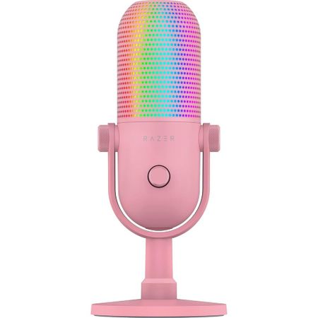 Микрофон для компьютера Razer Seiren V3 Chroma кварц (RZ19-05060300-R3M1)