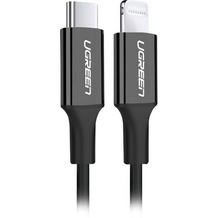 Кабель Ugreen 60752 USB Type-C-Lightning2 м, чёрный