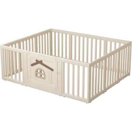 Детский манеж UNIX Kids Classic Tree House 180×200 Camel PPCL12CL