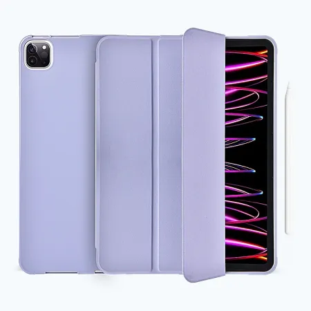 Чехол-книжка WIWU Classic II Case для Apple iPad 10.9″/11″ (2018-2021) (полиуретан с подставкой) (GF-02) (фиолетовый)