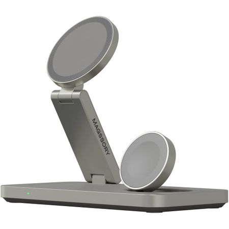 Беспроводное зарядное устройство Magssory Yoga для Apple 3 в 1 с Qi2 (WCH016t)