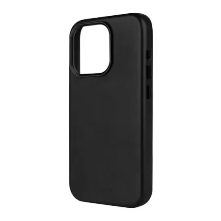Чехол-накладка Hoco Jazz Magsafe для iPhone 15 Pro искусcтвенная кожа (черный)