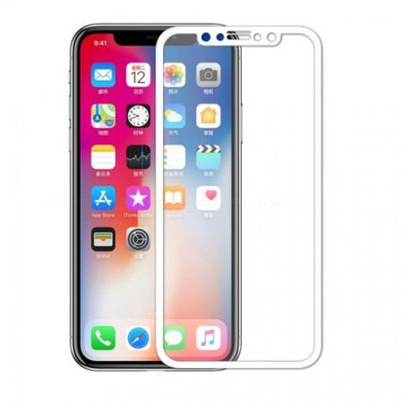 Защитное стекло Remax Tempered Glass 3D 9H для Apple iPhone 11 Pro/Xs/X антибликовое (белый)