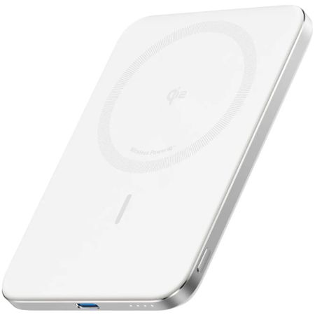 Внешний аккумулятор Anker Nano 5000 мАч 20W MagSafe Qi2 белый (A1665H21)