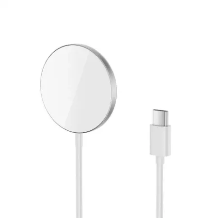 Беспроводное зарядное устройство WIWU Q12 15W для смартфона/AirPods (Wi-W029) (белый)