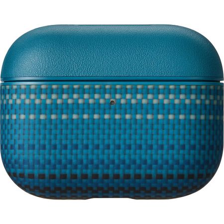 Чехол для наушников Pitaka Aramid Fiber для AirPods Pro 3, синий