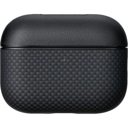 Чехол для наушников Pitaka Aramid Fiber для AirPods Pro 3, чёрно-серый