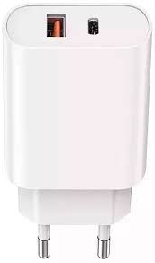 Сетевое зарядное устройство WIWU Quick 20W USB/Type-C (Wi-U002) (белый)