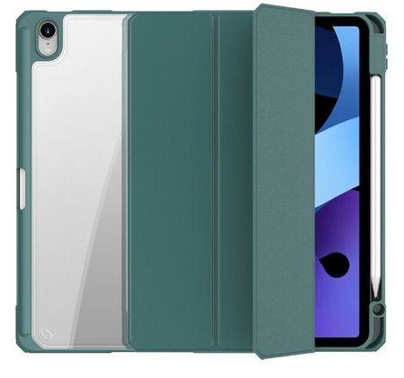 Чехол-книжка Mutural Folio Case для Apple iPad mini 6/mini 7 (полиуретан с подставкой) (темно-зеленый)