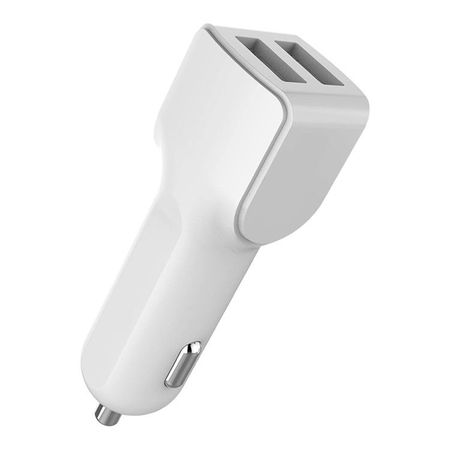 Автомобильное зарядное устройство Ubik UCP22B 2хUSB 12W (белый)