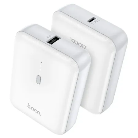 Внешний аккумулятор Hoco J96 Mini 5000mAh USB/Type-C/18.5W/2A (белый)